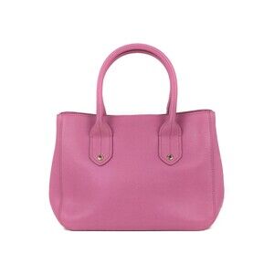 Furla shoulder bag plain pink leather handbag